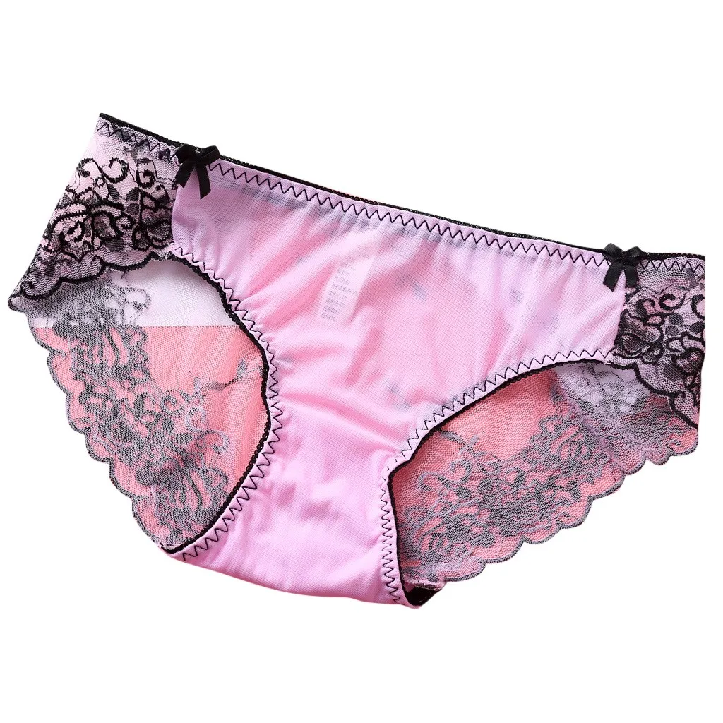 Women Lace Pants Fashion Embroidery Panties Summer Sexy Lace High Elastic Underpants Panties Underwear Сексуальное Белье