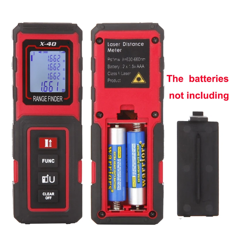 Kaufen TECLASER Laser Meter Laser Abstand measurre 40M Digitale Band Mess Gerät Abstand Meter Digital Range Finder Maßband