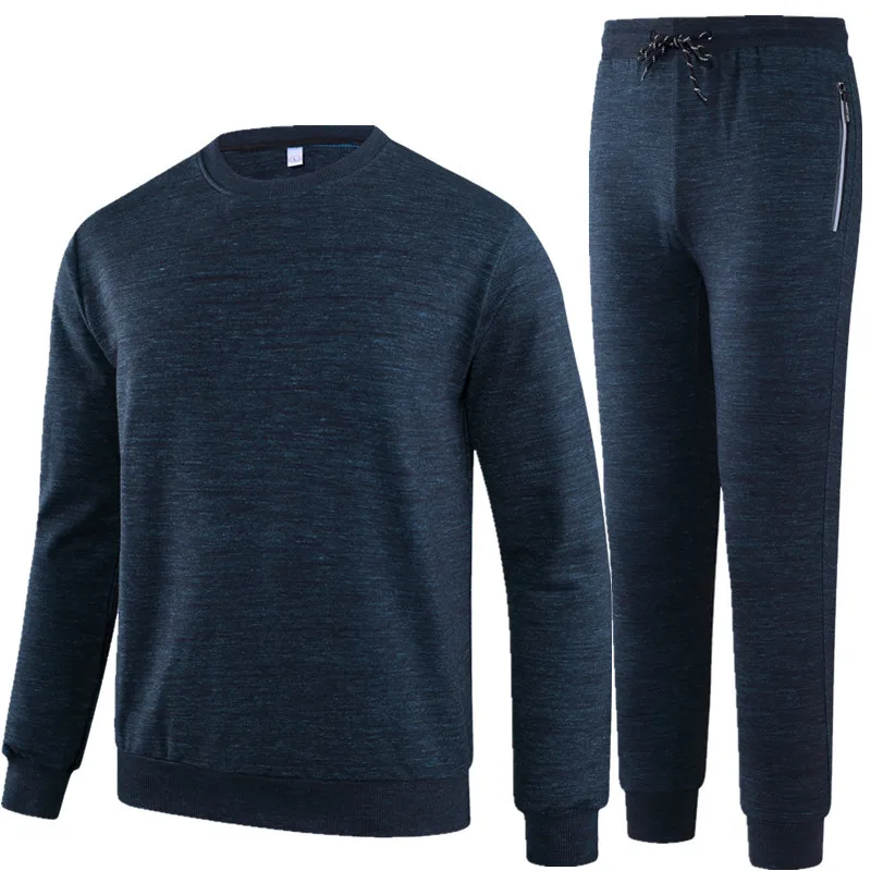 

Autumn & Winter New Style Fashion Lovers Set Outdoor Sports Long Sleeve Crew Neck Two-Piece Set Sportswear
