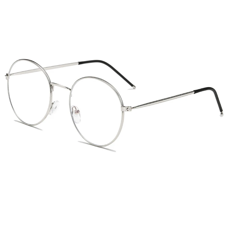 Zilead индивидуальные мужские и женские ретро металлические круглые рамки простые очки для снятия усталости корейские небьющиеся классические очки для чтения - Цвет оправы: SL