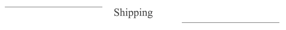 Shipping