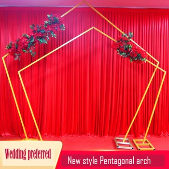 

New Style Bridal Large Iron Round Ring Arches Frame Background Decoration Flower Door Frame Wedding Decoration Props