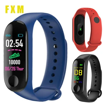 

The mens' watches Sport Smart Band Blood Pressure Monitor Clock Wristband Smartwatch Bracelet M3 Plus Wristband for Men Women