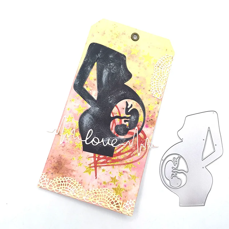 

Julyarts The Baby In The Belly Die Cutting Dies Craft Dies New Arrivals DIY Cutting Dies Scrapbook Cards Embossing Paper