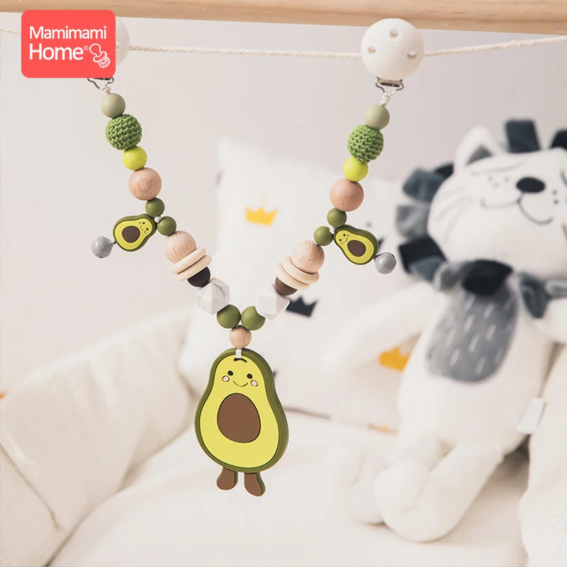 avocado teething toy