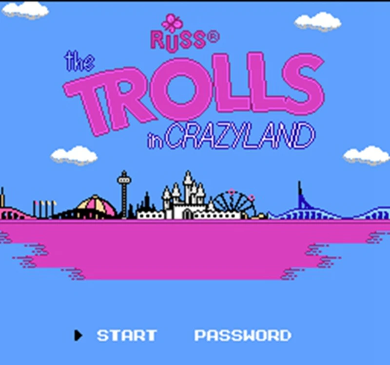 Trolls in Crazyland 60 контактов английская версия игровой Картридж для 8 бит 60pin игровой консоли