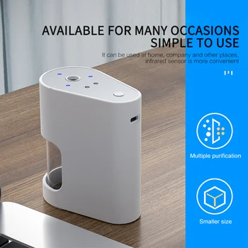 

Rechargeable Automatic Infrared Induction Mist Spray Soap Dispenser Disinfection Sterilization Desk Sprayer Alcohol Sterilizer