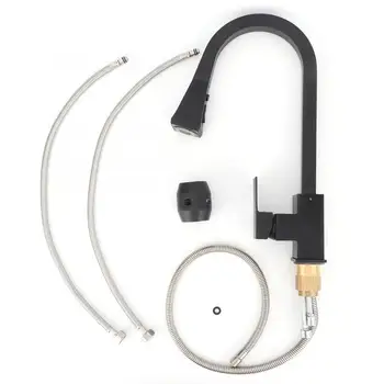 

Bathroom Kitchen Accessories 360 Degrees Rotation Multifunctional Pull out Type Kitchen Faucet Cold Hot Water Tap 8585 Model