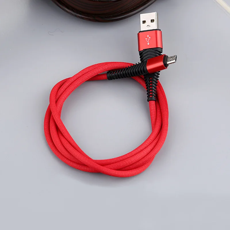 

1M Mermaid USB Cable Cloth weaving Durable Cable Data Fast Charging For iPhone5 6 6s 7 8 Plus XS Max XR X Universal Cables