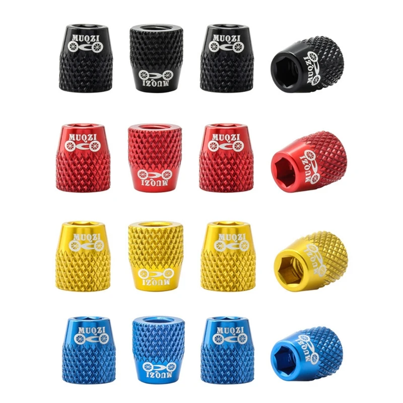 4PCS Bike Brake Shoes Screw M6 Brake Pad Bolt Aluminum Alloy V Brake