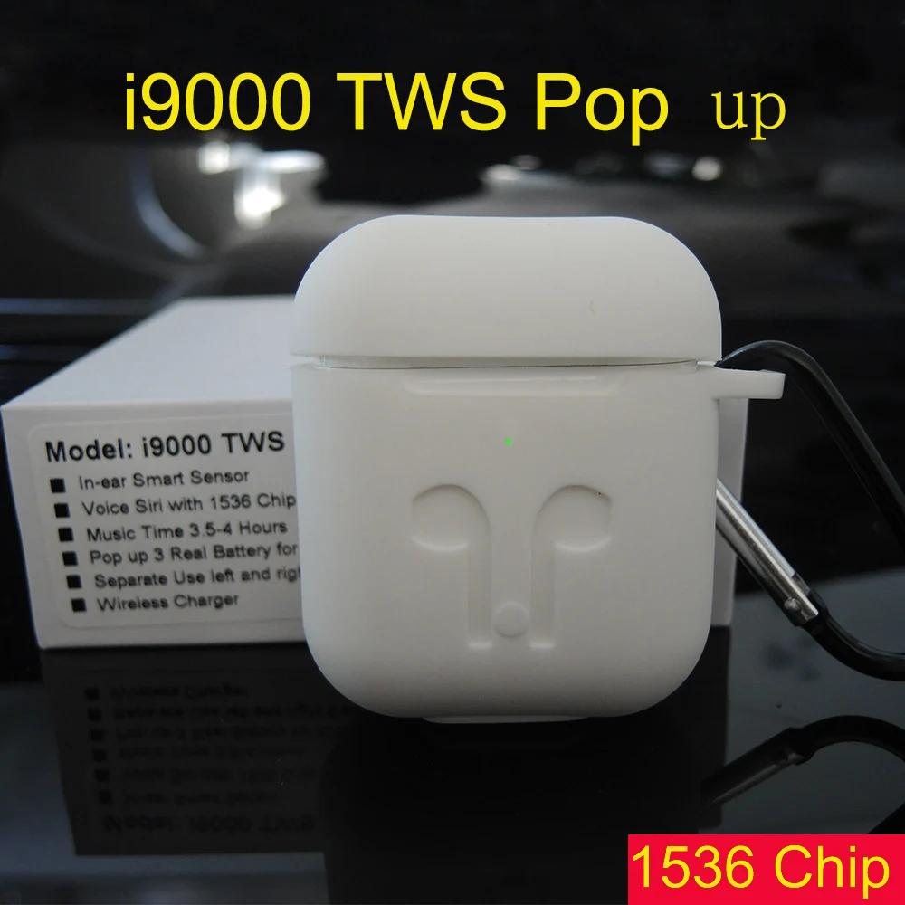 I9000 tws 1:1 Smart sensor Pop Up Беспроводная зарядка Bluetooth наушники Super Bass pk W1 Hi Chip i1000 i2000 i5000 tws