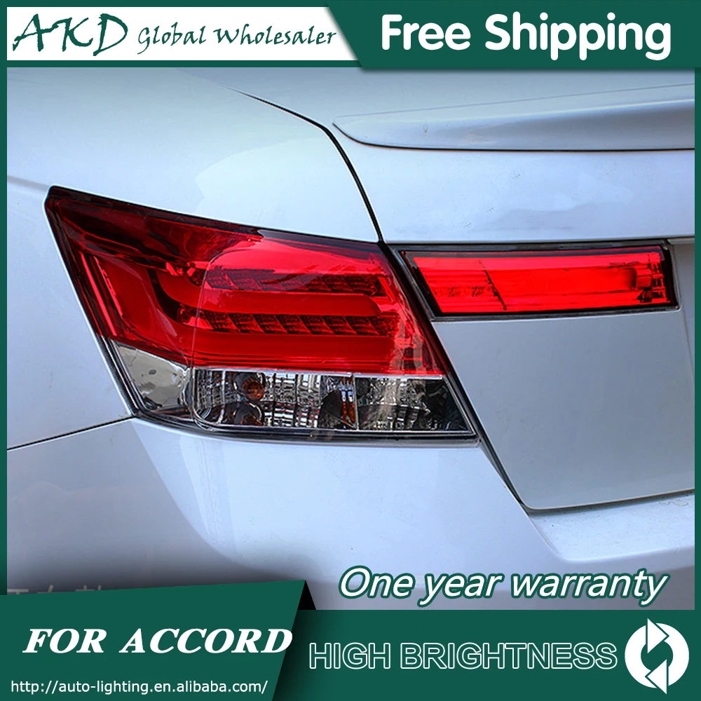 Задний фонарь для автомобиля Honda Accord 2008 2012 accord mk8 задние фары светодиодные