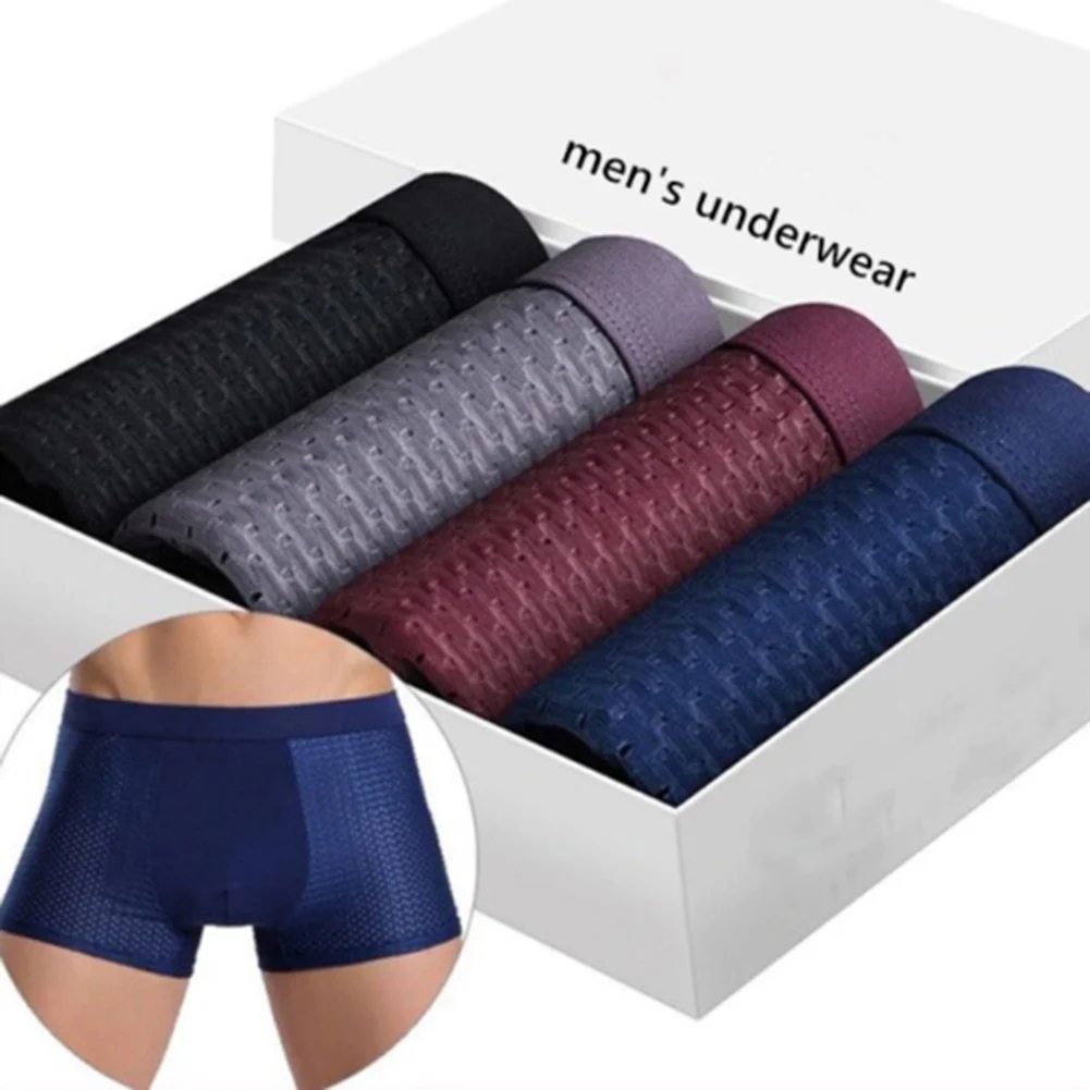

Bamboowear Bamboo Boxer Short Men Microfiber Boxer Briefs Underwear Compression Stretch XIN-Shipping