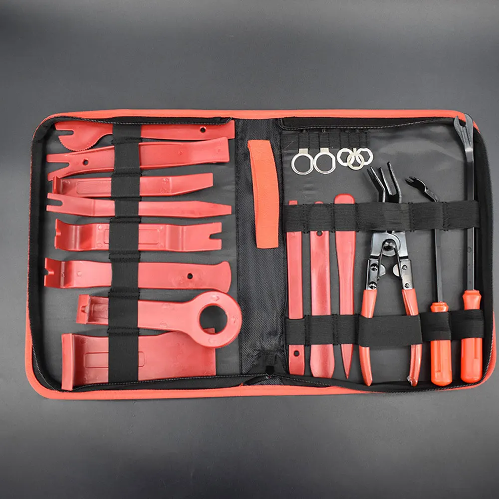 19 Pieces Set Car Audio Disassembly Tools Car Audio Modification Disassembly Tool Special Tool for Auto Parts