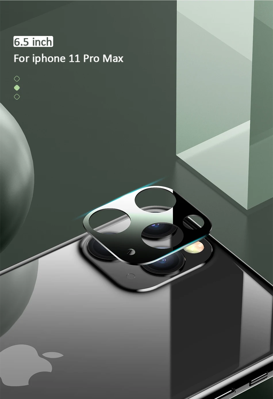 USAMS линзы для телефона для iPhone 11 pro Max, закаленное стекло 0,2 мм, ультратонкая Защитная пленка для iPhone 11, 2 шт./партия