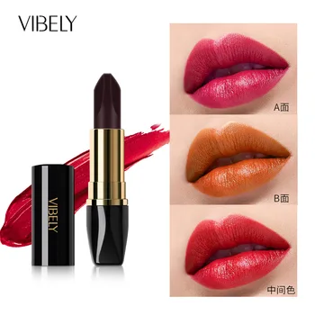 

New Moisturizer Lip Balm Black Rose Nutritious Lip Care Temperature Changing Color Lipstick Makeup Lipblam