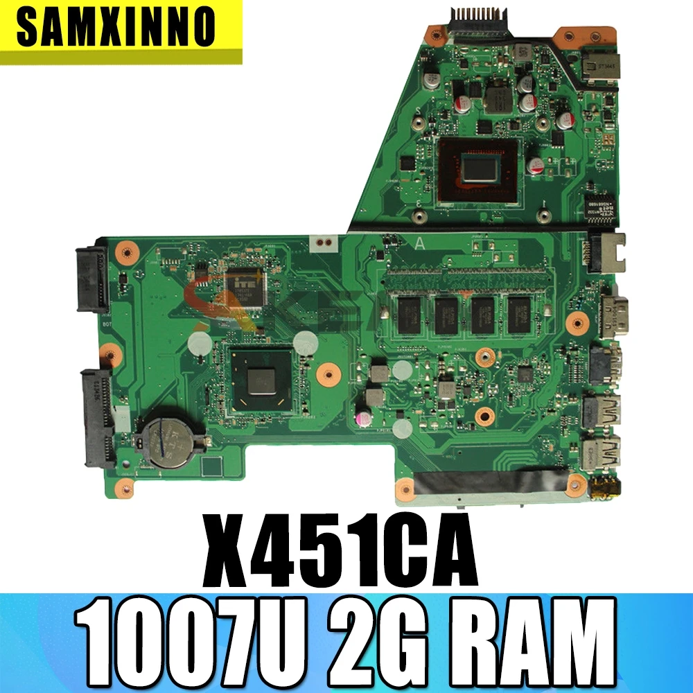 Материнская плата Akemy для ноутбука Asus X451CA F451 F451C материнская REV.2.1 HM70 1007U 2 Гб ОЗУ GMA HD