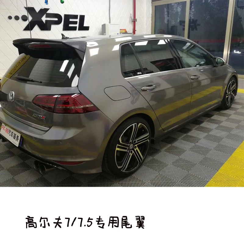 고품질 ABS 소재 자동차 후면 윙 스포츠 액세서리 바디 키트, 폭스 바겐 VW Golf7 MK 7 MK7.5 스포일러 2014 2015-2020