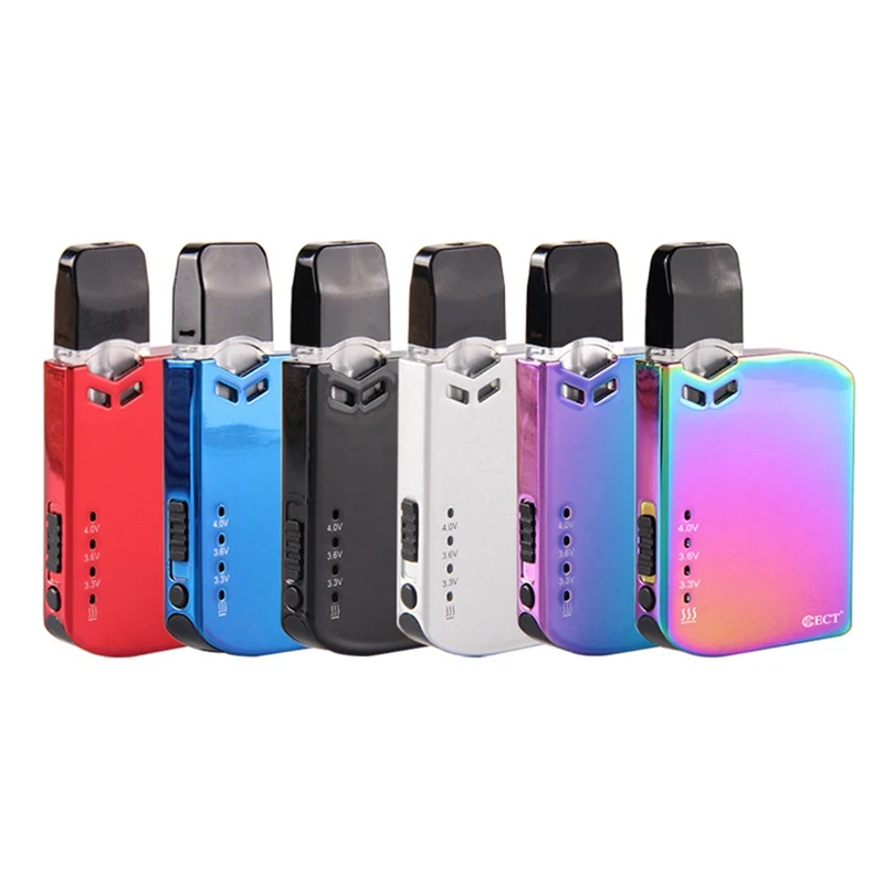 

New ECT Robin Starter Kit Variable Voltage 420mAh Preheat Battery 2 in 1 Pod System Vaporizer For E-Liquid Thick Oil VS Imini V1