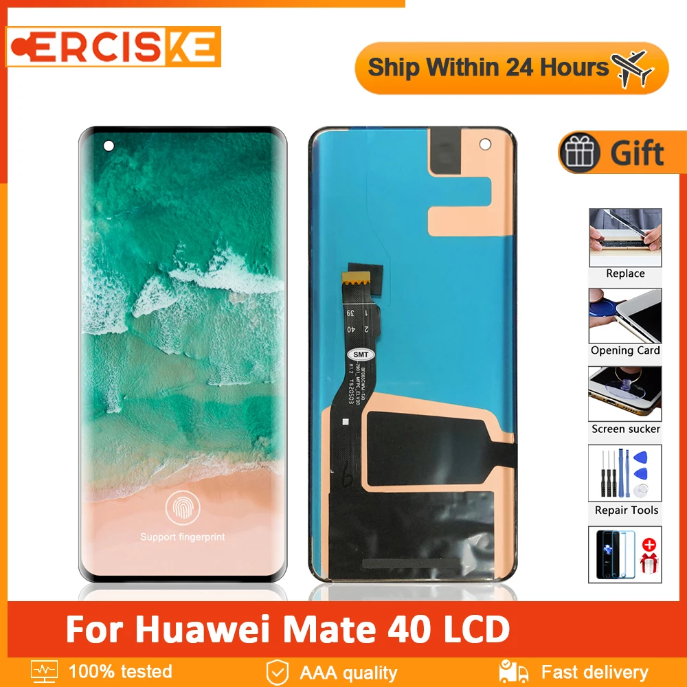 

Original 6.5" AMOLED For Huawei Mate 40 LCD Display Touch Screen Digitizer Assembly Repair Parts For Huawei Mate40 OCE-AN10