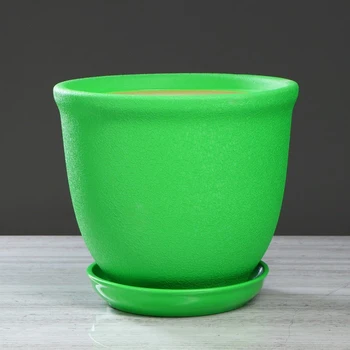 

Flower pot "Gloria" 14 l, green, silk, 1st grade
