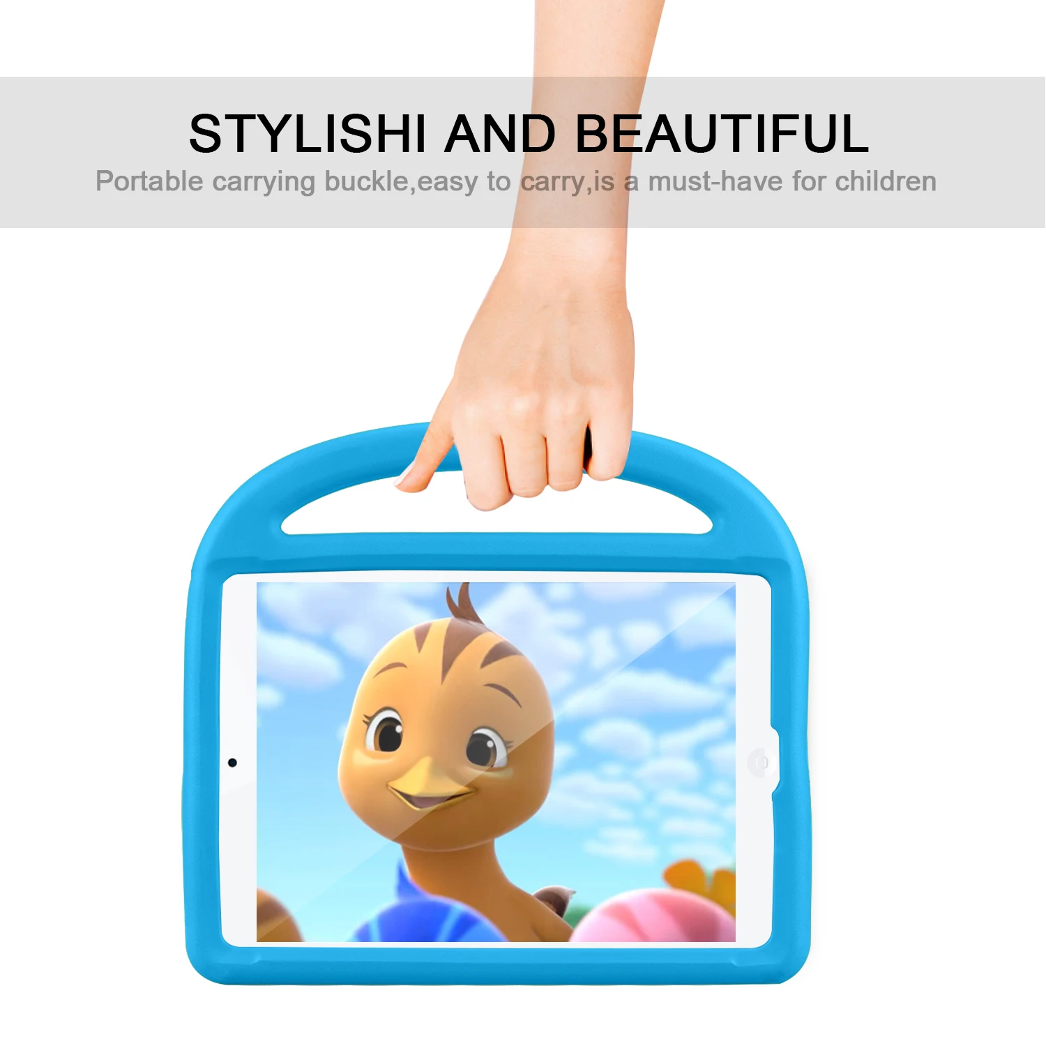 EVA чехол для iPad 7 10,2 чехол мультфильм дети Ручка Стенд мягкий силиконовый ударопрочный чехол для A2200 A2198 A2197 для iPad 7 10,2 чехол