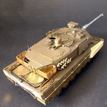 

1/35 Leopard 2A6 Battle Tank Plastic Model Metal Modified Kit for TAM35271 (No Model)