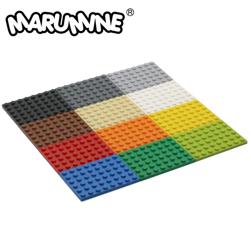 MARUMINE 20 шт. 6x8 точек Базовая пластина строительные блоки 3036 DIY классические образовательные детали россыпью