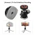 Andoer Aluminum Alloy Tripod Ball Head Mount Panoramic Scaled Base Universal 1/4mount for DSLR Mirrorless Camera Tripod Mounting