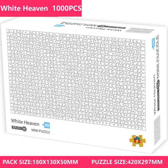 Jigsaw Puzzle Extremely difficult White hell 2000 Small piece