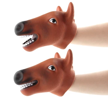 

Halloween Jurassic Tyrannosaurus Raptor Dinosaur Hand Model Dinosaur Gloves Toys Role Cartoon Animal Playing Roles High Quality