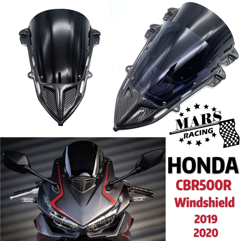 de pára-brisas, HONDA CBR500R, CBR500 R, 2019, 2020, CBR500-R, 19-20