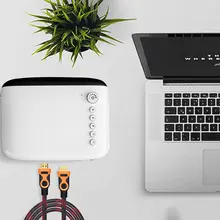 Мини YG200 светодиодный проектор с высоким разрешением ультра портативный Hd 1080p Usb проектор медиаплеер домашний кинотеатр проектор домашнего использования