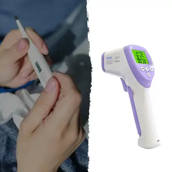 

Forhead Infrared Thermontor Digital For Human Non-contact Thermometer Laser Temperature Safety Accurate For Baby Kids Adult