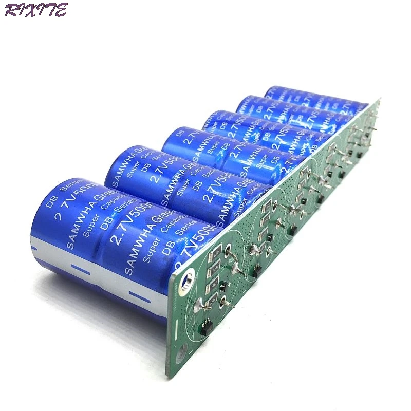 Capacitância com Placa de Proteção Farad Capacitor Peças - 1 Conjunto Super Capacitores Automotivos 2.7v 500f 6 - Image 2
