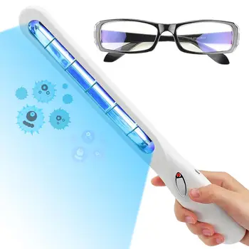

Portable Ultraviolet Germicidal Lamp Rechargeable Disinfection Light With Goggles For Mask Tableware Sterilization