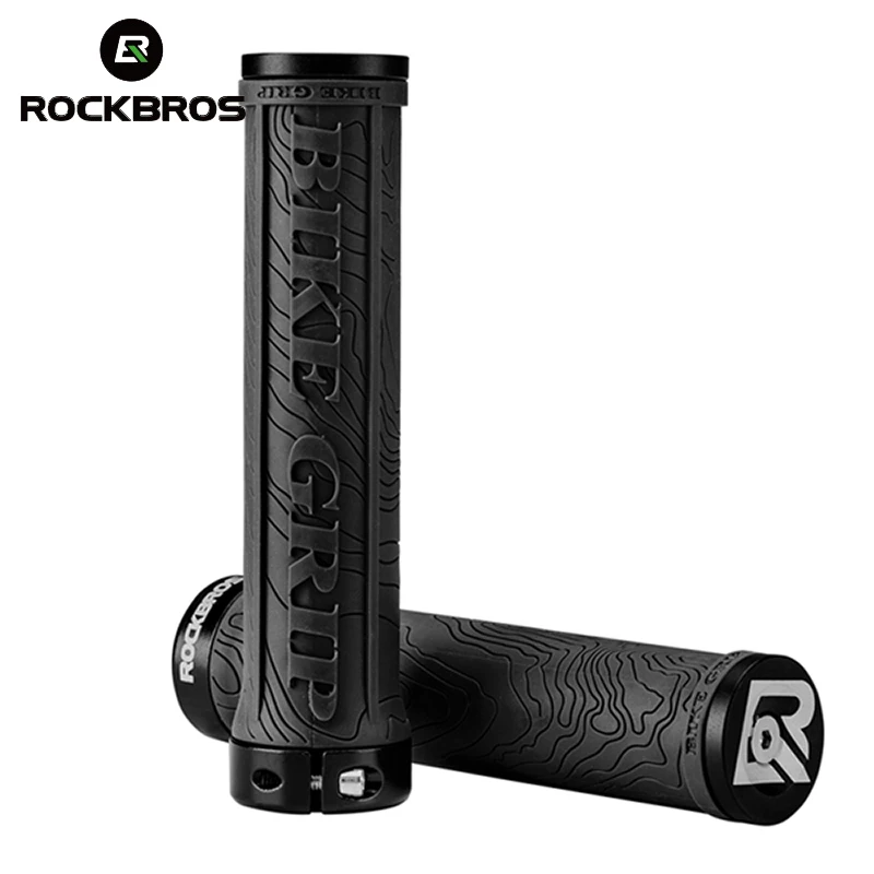 ROCKBROS TPR резиновая рукоятка для велосипедного руля крепление на светильник