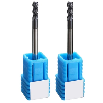 

Tungsten Carbide HRC45 4 Flute End Mill CNC Milling Cutter Drill Spiral Bit Tool