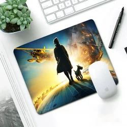 As aventuras de tintin pequeno mouse pad acessórios para jogos gabinete computador gamer computador esteira de mesa portátil teclado varmilo mousepad