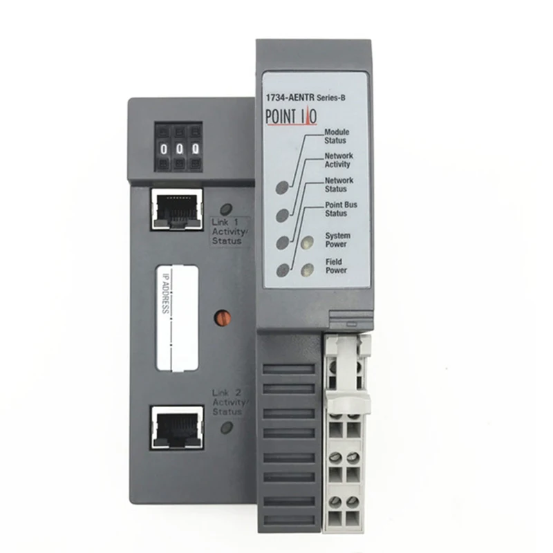 1734 AENTR 새로운 오리지널 PLC 포인트 I/O 이더넷/IP 어댑터 모듈 Twisted 24V DC 1734 AENTR