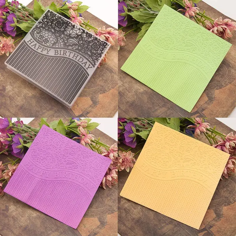 

15pcs Embossing Folder Template + 2pcs Seal Stamp + Cutting Dies Stencil Set DIY Scrapbooking Embossing Craft 090C