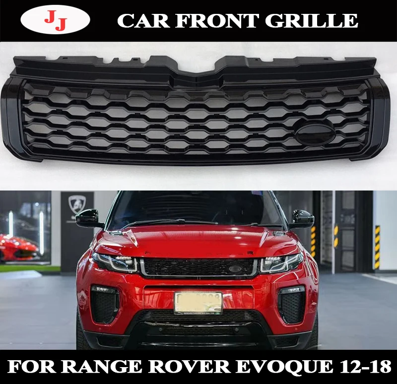 

Передняя решетка для range rover evoque 2012-2018, Черная решетка