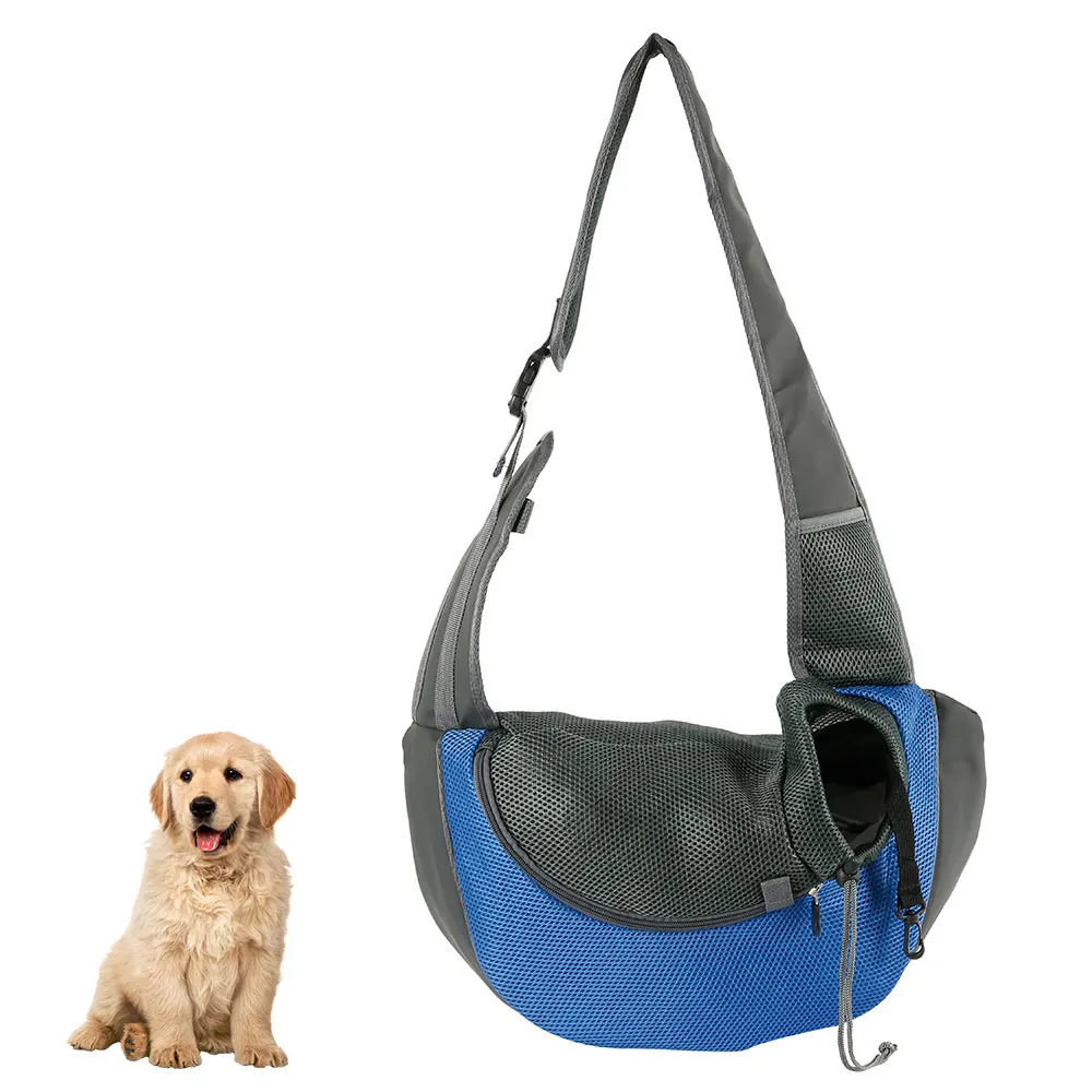 Pet Puppy Carrier Открытый Путешествия собака сумка сетка Оксфорд один комфорт Слинг Сумка