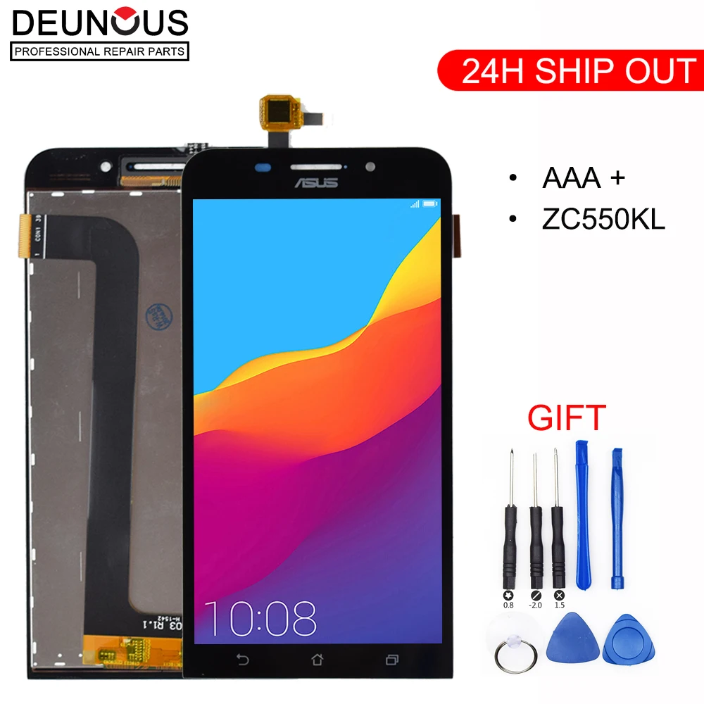 Original For Asus Zenfone Max Lcd Display Dual Sim 4g Lte Display For