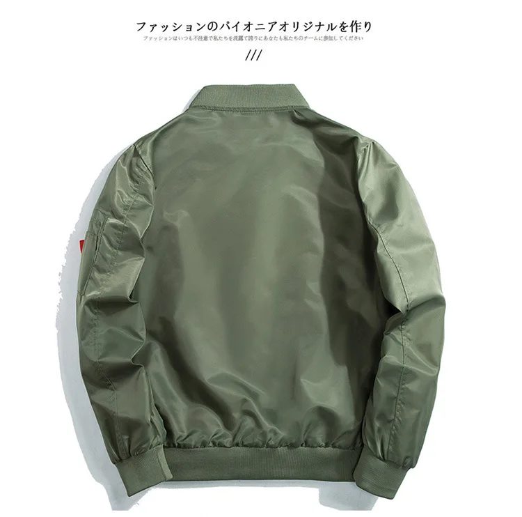 Новая европейская американская Японская уличная Harajuku мужская куртка-бомбер модные повседневные тонкие вышитые мужские куртки и пальто