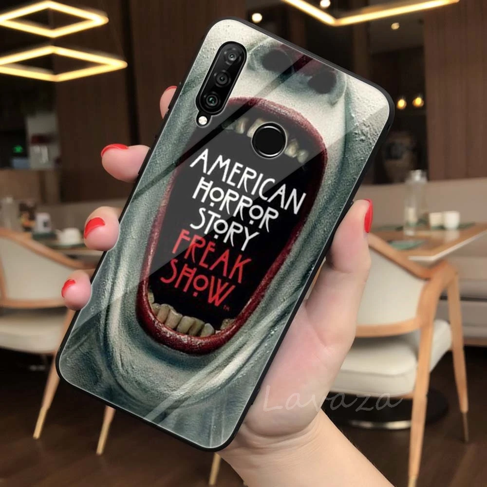 TG21 Ривердейл ТВ American Horror Story закаленное Стекло мягкий чехол для Huawei Honor 8x9 Коврики 20 P Smart P10 P20 P30 Lite рro - Цвет: TG21