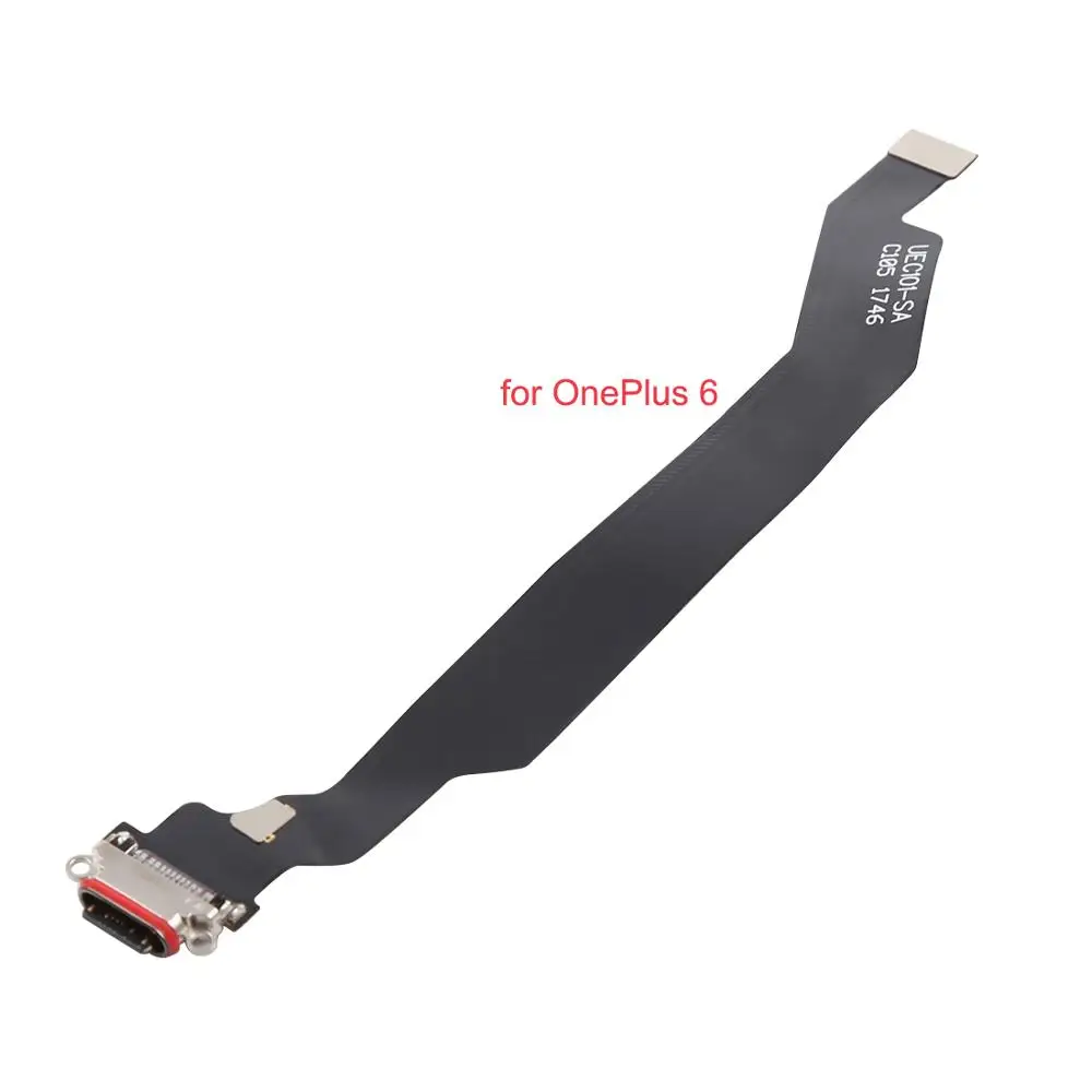 Charging Port Flex Cable For OnePlus 6 6T USB Charging Dock Power Connector Flex Cable Spare Part For OnePlus