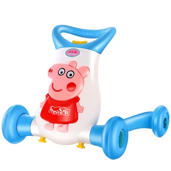 

Baby Walker trolley children's baby 0-2 years old multi-function speed adjustable walker toy with music