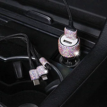 

2 in 1 Dual USB Port Fast Charging Car Charger Safety Hammer Design To Help Break Windows In Emergencies portable
