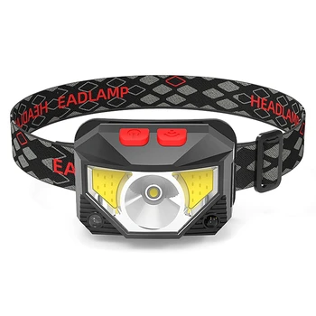 

LED Head light Lamp Motion Sensor Head Light LED 45 Degree Rotatable Induction for Night Fishing Outdoor Lighting